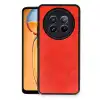 Realme 12 5g Kılıf Aras Deri Kapak - Kırmızı