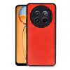 Realme 12 5g Kılıf Aras Deri Kapak - Kırmızı