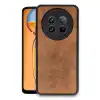 Realme 12 5g Kılıf Aras Deri Kapak - Taba