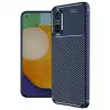 Realme 12 Lite Kılıf Auto Focus Karbon Kapak - Lacivert