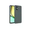 Realme 12 Lite Kılıf First Silikon - Koyu Yeşil