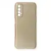 Realme 7 Kılıf First Silikon - Gold