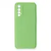 Realme 7 Kılıf First Silikon - Yeşil