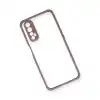 Realme 7 Kılıf Miami Şeffaf Silikon - Açık Mor