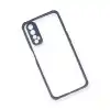 Realme 7 Kılıf Miami Şeffaf Silikon - Gri