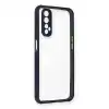 Realme 7 Kılıf Miami Şeffaf Silikon - Lacivert