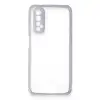 Realme 7 Kılıf Miami Şeffaf Silikon - Lila