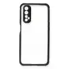 Realme 7 Kılıf Miami Şeffaf Silikon - Siyah