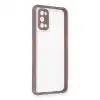 Realme 7 Pro Kılıf Miami Şeffaf Silikon - Açık Mor