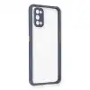 Realme 7 Pro Kılıf Miami Şeffaf Silikon - Gri
