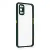 Realme 7 Pro Kılıf Miami Şeffaf Silikon - Koyu Yeşil