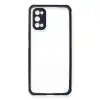 Realme 7 Pro Kılıf Miami Şeffaf Silikon - Lacivert