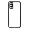 Realme 7 Pro Kılıf Miami Şeffaf Silikon - Siyah