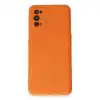 Realme 7 Pro Kılıf Nano İçi Kadife Silikon - Turuncu