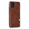 Realme C11 2021 Kılıf Loop Deri Silikon - Kahverengi