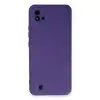 Realme C11 2021 Kılıf Nano İçi Kadife Silikon - Mor