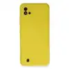 Realme C11 2021 Kılıf Nano İçi Kadife Silikon - Sarı