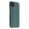 Realme C11 Kılıf Miami Şeffaf Silikon - Koyu Yeşil