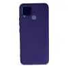 Realme C15 Kılıf Nano İçi Kadife Silikon - Mor