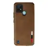 Realme C21 Kılıf Loop Deri Silikon - Kahverengi