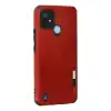 Realme C21 Kılıf Loop Deri Silikon - Kırmızı