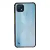 Realme C21 Kılıf Miami Şeffaf Silikon - Lacivert
