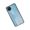 Realme C21 Kılıf Miami Şeffaf Silikon - Lacivert