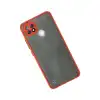 Realme C21 Kılıf Montreal Silikon Kapak - Kırmızı