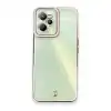 Realme C35 Kılıf Liva Lens Silikon - Beyaz