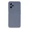 Realme C35 Kılıf Nano İçi Kadife Silikon - Gri