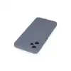 Realme C35 Kılıf Nano İçi Kadife Silikon - Gri