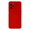 Realme C35 Kılıf Nano İçi Kadife Silikon - Kırmızı