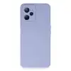 Realme C35 Kılıf Nano İçi Kadife Silikon - Lila