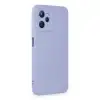 Realme C35 Kılıf Nano İçi Kadife Silikon - Lila