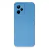 Realme C35 Kılıf Nano İçi Kadife Silikon - Mavi