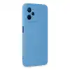 Realme C35 Kılıf Nano İçi Kadife Silikon - Mavi
