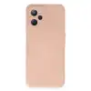 Realme C35 Kılıf Nano İçi Kadife Silikon - Pudra