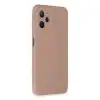Realme C35 Kılıf Nano İçi Kadife Silikon - Pudra