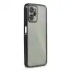 Realme C35 Kılıf Razer Lensli Silikon - Siyah