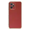 Realme C35 Kılıf Volet Silikon - Kırmızı