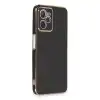 Realme C35 Kılıf Volet Silikon - Siyah