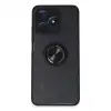 Realme C53 Kılıf Montreal Yüzüklü Silikon Kapak - Siyah