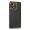 Realme C53 Kılıf Razer Lensli Silikon - Gold