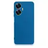 Realme C55 Kılıf First Silikon - Mavi