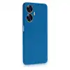 Realme C55 Kılıf First Silikon - Mavi