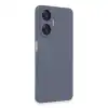 Realme C55 Kılıf Nano İçi Kadife Silikon - Gri