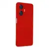 Realme C55 Kılıf Nano İçi Kadife Silikon - Kırmızı