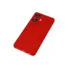 Realme C55 Kılıf Nano İçi Kadife Silikon - Kırmızı