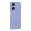 Realme C55 Kılıf Nano İçi Kadife Silikon - Lila