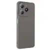 Realme C61 Kılıf Auto Focus Karbon Kapak - Gri